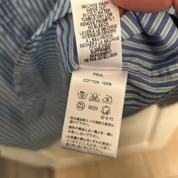 SOLD Frank and Eileen Pinstripe Button up Shirt - Picture 6 of 6